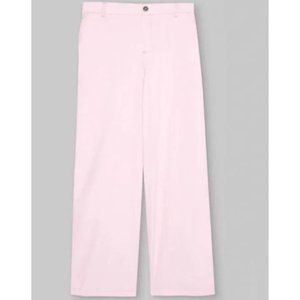Wild Fable Light Pink Wide Leg Cotton Twill Pants Elastic Waist  XL  NWT
